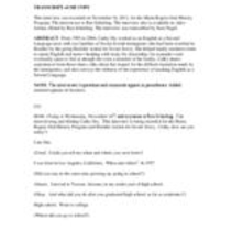 Oral History with Cathryn J. Ory, OH1749
