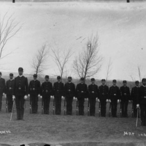 University of Colorado cadets by Old Main: Photo 2 (S-2903)