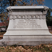 Schoolland Slide Collection Columbia Cemetery gravestones: Photo 3
