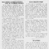 Boulder Canon Sentinel, November 1 and December 1, 1931