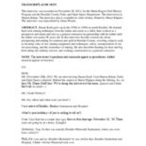 Oral history interview with Duane A. Kraft, 2012