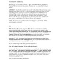 Transcript: Oral history interview with Don Smith, 2011