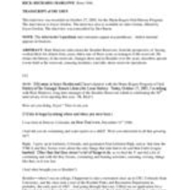 Oral history interview with Rick Marlowe, 2005