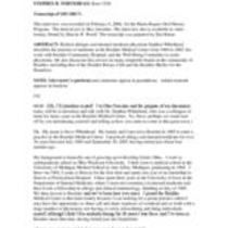 Oral history interview with Stephen B. Whitehead, 2006