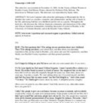 Oral history interview with De Laris Carpenter, 2001