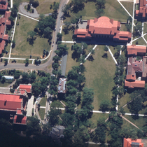 Schoolland Slide Collection Aerial views of the University of Colorado: Photo 1