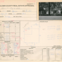1919 Spruce Street real estate appraisal: Card