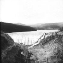 Nederland Dam at full capacity photograph, 1912
