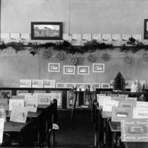 Classroom interior photograph.