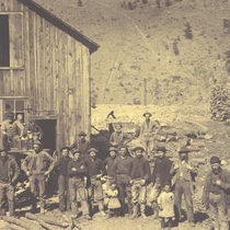 Miners in the Jamestown area of Boulder County, Colorado