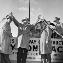 Denver Boulder Turnpike Ribbon cutting ceremony, 19 Jan. 1952: Photo 2