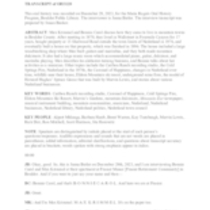 Oral History with Bonnie Carol and Max P. Krimmel, OH3128: Transcript
