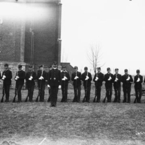 University of Colorado cadets by Old Main: Photo 4 (S-2905)