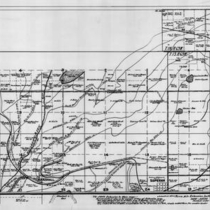 Drumm's second revised map of the Boulder oil fields 1927