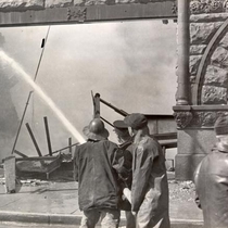 Masonic Temple fire photographs, 1945 Apr 5: Photo 8