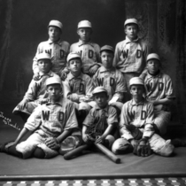 White-Davis Baseball Team portrait.