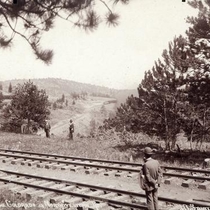 Railroad tracks between Sunset and Mont Alto: Photo 1 (S-2621)