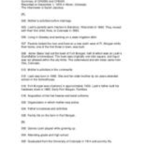 Summary: Oral history interview with Leah Clatworthy Allen, 1976