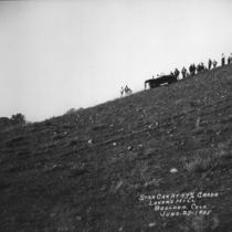 Star car at 44% grade on Lover's Hill, Boulder photograph, 1925
