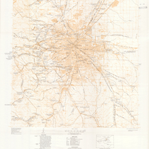 Historic trail map of the greater Denver area, Colorado
