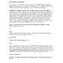 Oral history interview with Charlotte Smokler, 2013