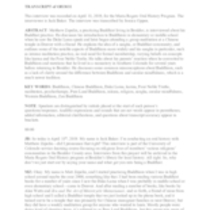 Oral History with Matthew Zepelin, OH3031: Transcript