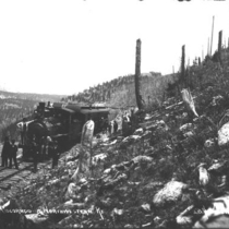Locomotives on Sawmill Hill near Ward: Photo 1 (S-2619)