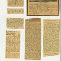 O.T. Jackson Daily Camera newspaper clippings.