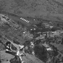 Eldorado Springs, Colorado resort from top of Crazy Stairway photograph, 1908: Photo 2