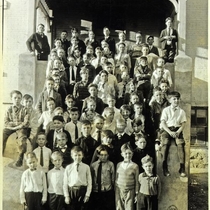 Central School building and students: Photo 3