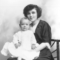 Mrs. Fletcher Cowherd and baby portrait