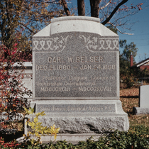 Schoolland Slide Collection Columbia Cemetery gravestones: Photo 1