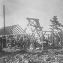 Building the Ward Rose shaft house