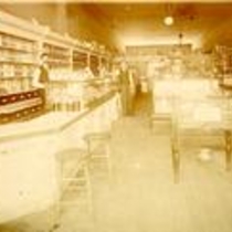 Interior of George F. Fonda drugstore