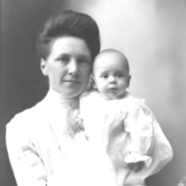 Mrs. Beckstrom and baby portrait