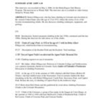 Summary: Oral history interview with Robert W. Ellingwood, 2006