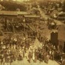 Rock drilling contest at Ward, [1892-1894]