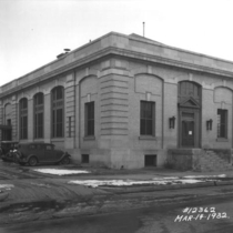 Boulder Post Office exterior before addition