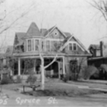 2005 Spruce Street real estate appraisal card.