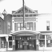 Curran Theatre front exterior photograph, 1925