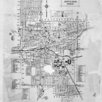City of Boulder street map, 1926