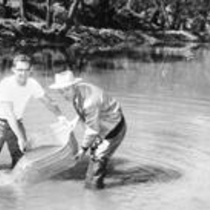 Children fishing