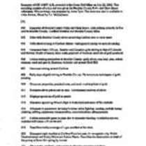 Oral history - recording of Tom Hendricks' lecture to Boulder County Parks and Open Space volunteers on a field trip to the Caribou Mining District, 2002