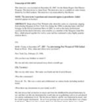 Oral history interview with Pete Wernick, 2007