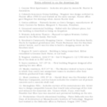Document 1:Drawings list notes