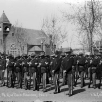 Colorado National Guard Company H on Central School grounds: Photo 1 (S-2967)