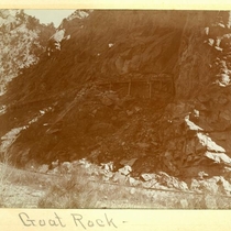 Goat Rock in Boulder Canyon, 1900-1903