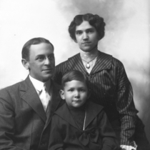 Harvey S. Wright and family portraits.