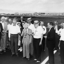 Denver Boulder Turnpike South Boulder Road exit ribbon cutting ceremony photographs 1962: Photo 3
