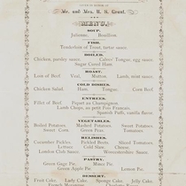 Brainard's Hotel banquet menu